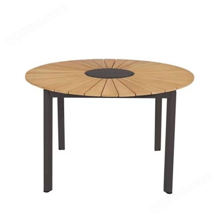 全实木餐桌椅组合 家用饭桌 现代简约轻奢圆形餐桌 规格多样