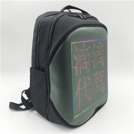新款LED背包办公商务包文件夹层和电脑袋大空间时尚LED屏双肩包