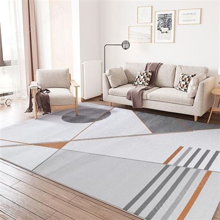 地毯客厅轻奢极简日式侘寂风北欧卧室沙发茶几毯简约现代家用地垫